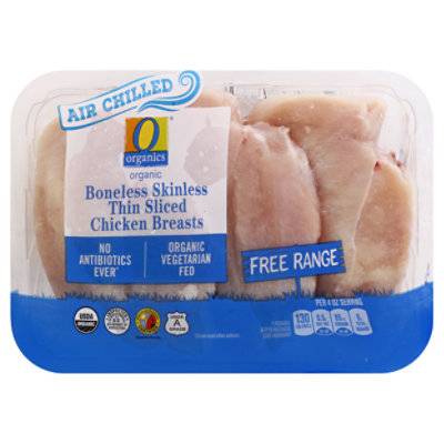 O Organics Boneless Skinless Thin Sliced Chicken Breast