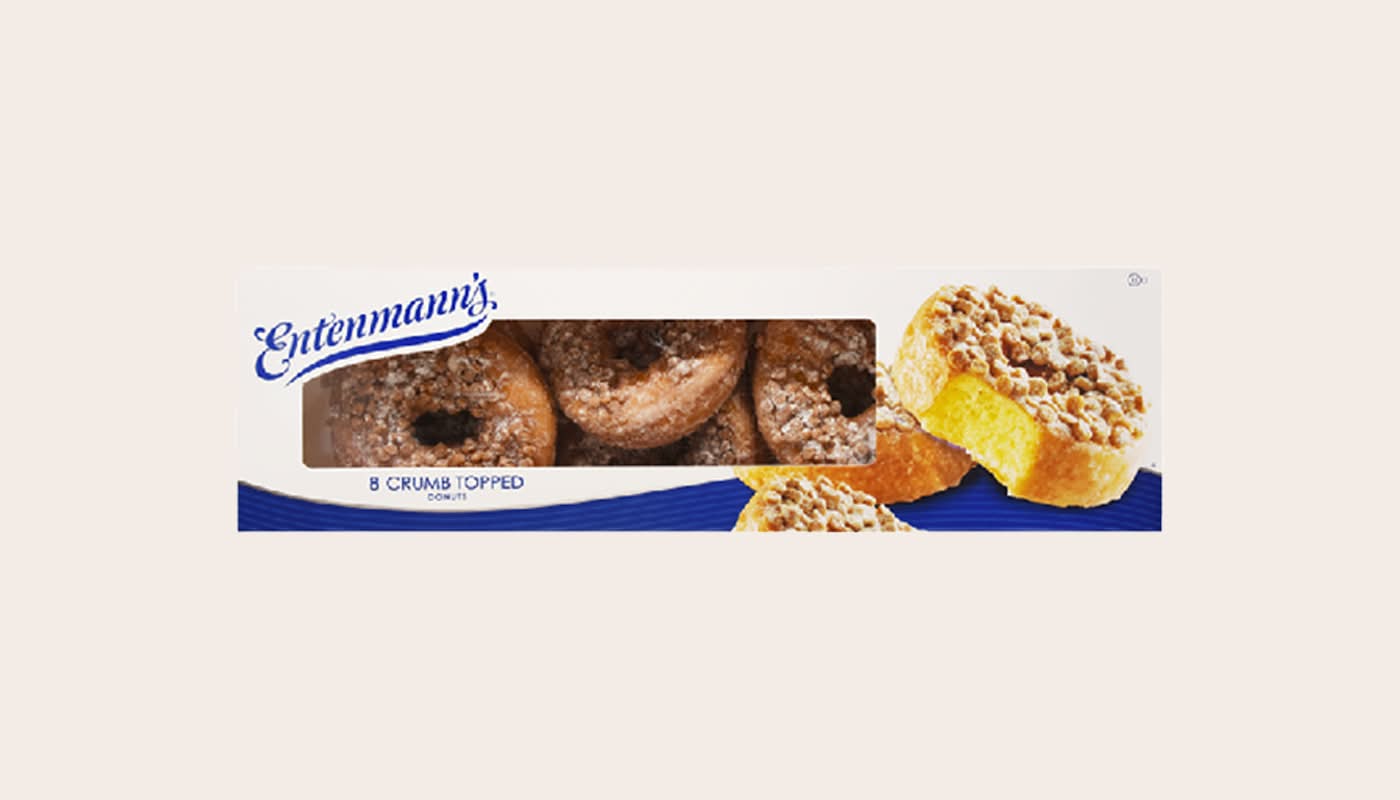 Entenmann's Crumb Topped Donuts 8 pack