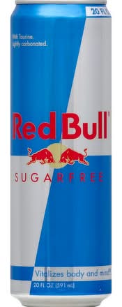 Red Bull Energy Drink Sugar Free 20 oz Can