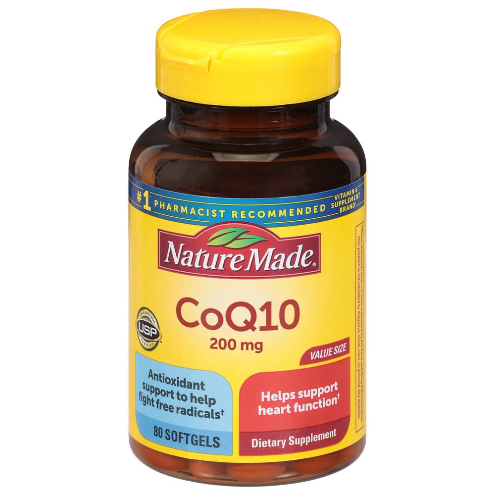 Nature Made Coq10 200 mg (80 softgels)