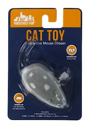 Pawsitively Fun! Interactive Mouse Chaser Cat Toy Mouse