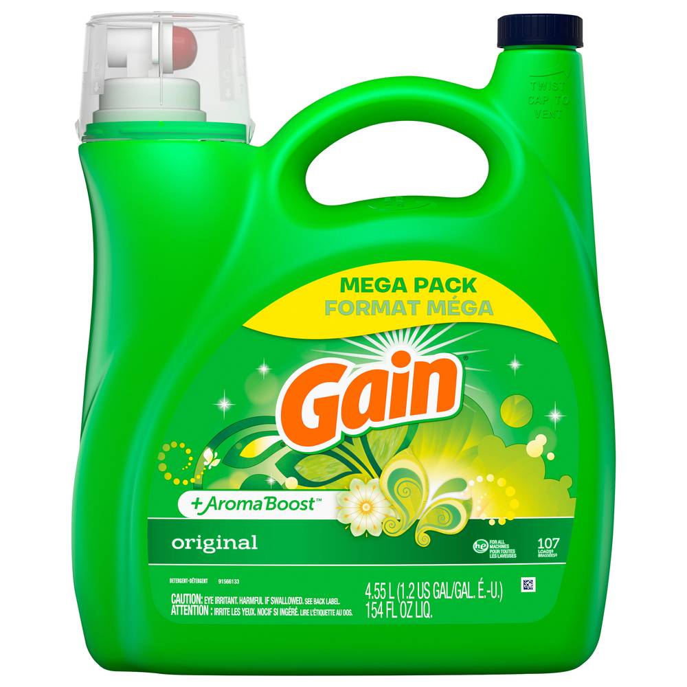 Gain +Aroma Boost Original Detergent (154 fl oz)