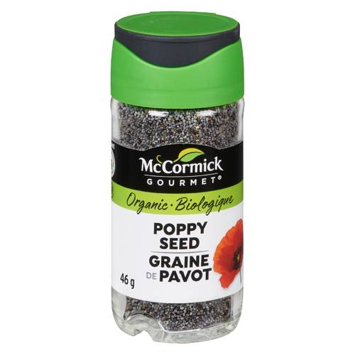 McCormick Gourmet Organic Poppy Seed 46 g