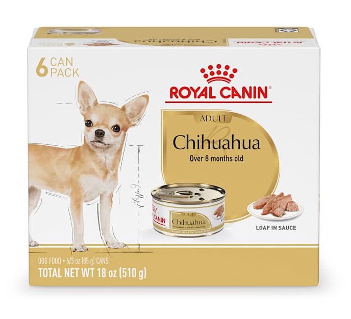 Royal Canin Breed Health Nutrition Chihuahua Adult Loaf in Sauce Dog Food, 3 oz., Case of 6