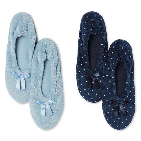 George Women's Softy Slippers, 7-8 (2 pack)