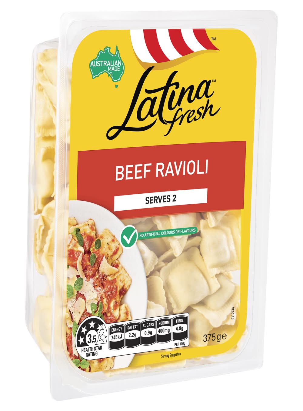 Latina Fresh Ravioli, Beef (375g)