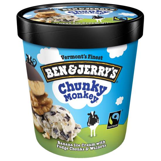 Ben & Jerry's Chunky Monkey Ice Cream Pint, 16 OZ