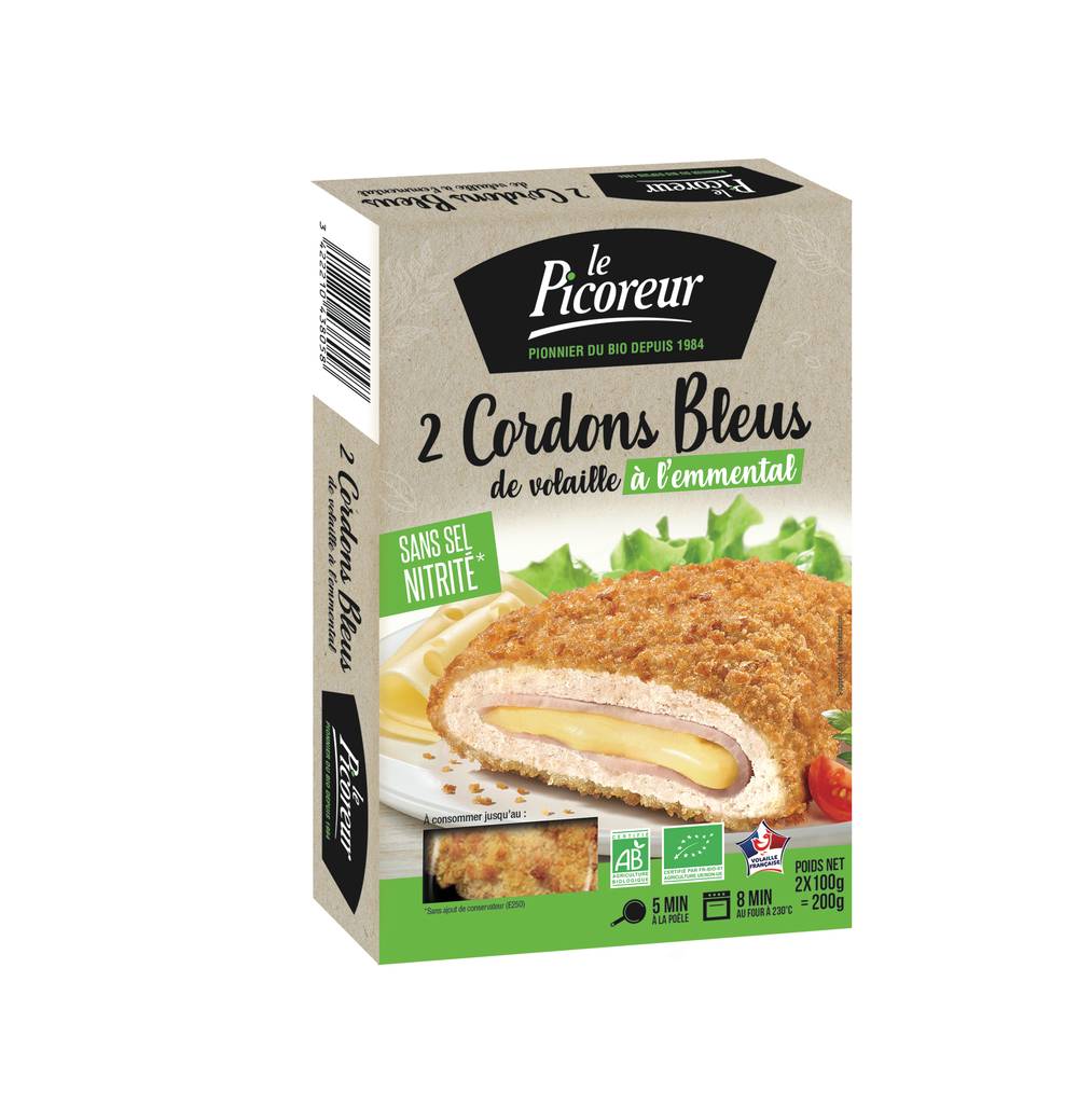 Le Picoreur - Cordon bleu bio emmental