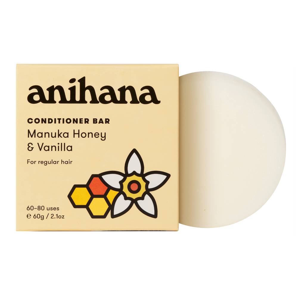 anihana Conditioner Bar Manuka Honey & Vanilla 60g