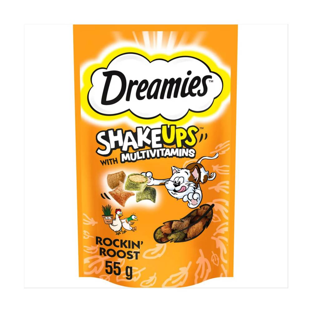 Dreamies Shakeups Rockin Roost Cat Treats (55g)