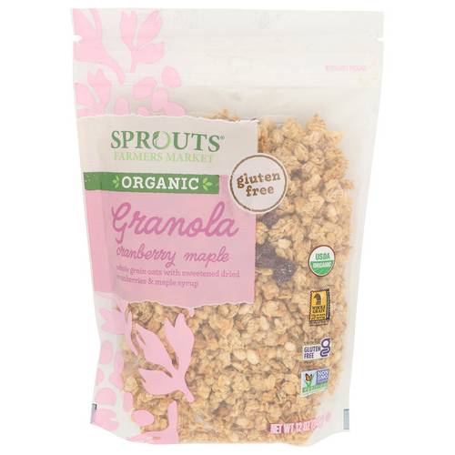 Sprouts Organic Cranberry Maple Granola