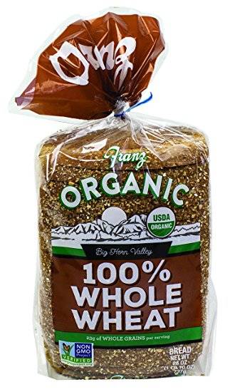 Franz - Big Horn Valley 100% Whole Wheat Organic Bread - 26 oz (1 Unit per Case)