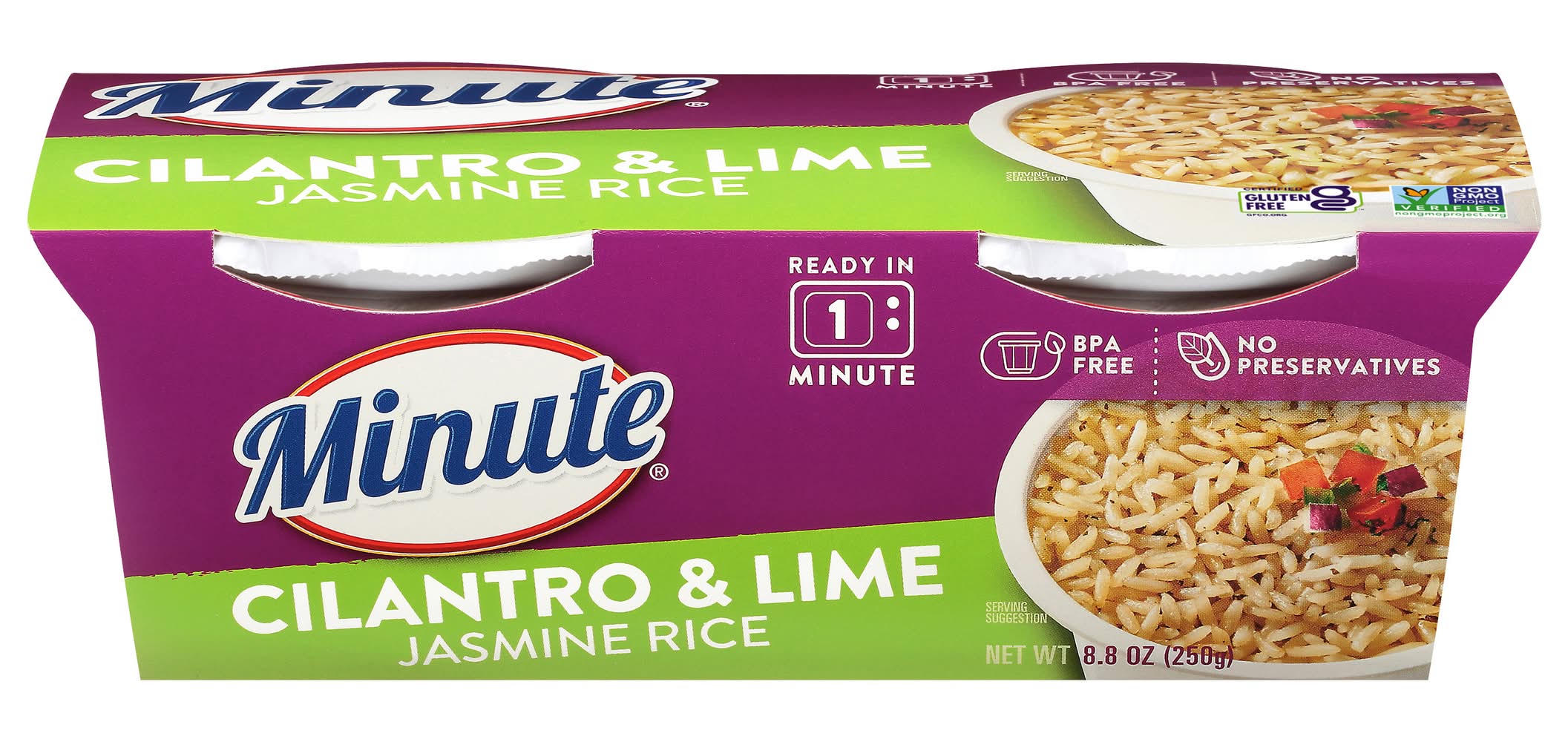 Minute Jasmine Rice, Cilantro And Lime (8.8 oz)