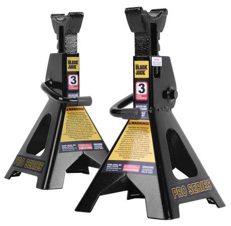 BLACKJACK Ratcheting Jack Stands - 3 Ton Capacity