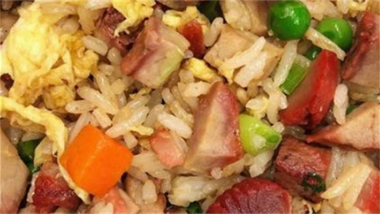 F1.Pork Fried Rice-叉烧炒饭