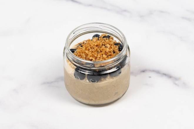 Vanilla Protein & PB Overnight Oats