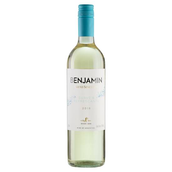 Nieto senetiner vinho branco argentino suave benjamin torrontés (750 ml)