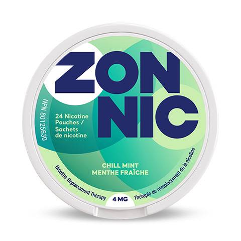 Zonnic Regular Chill Mint 4mg - 24 Nicotine Pouches