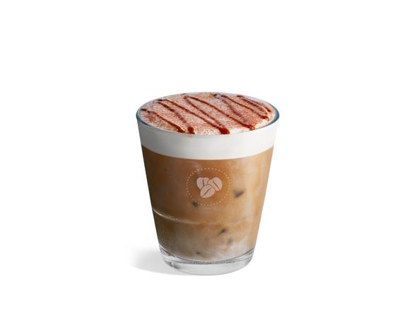 Golden Caramel Iced Latte Macchiato