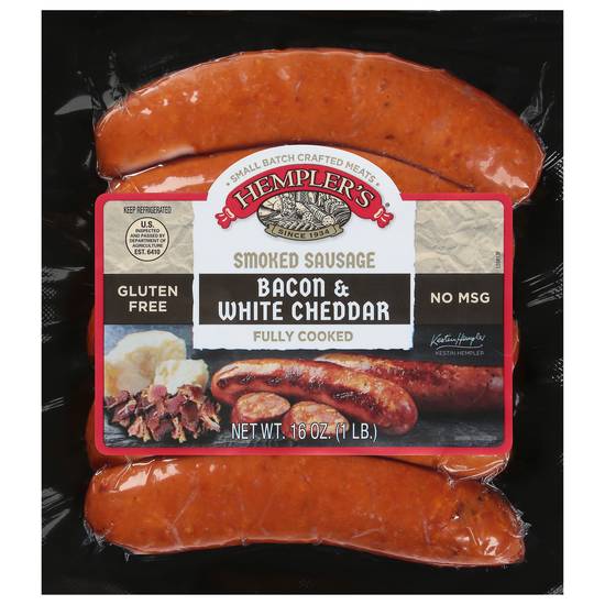 Hempler's Smoked Bacon & White Cheddar Sausage
