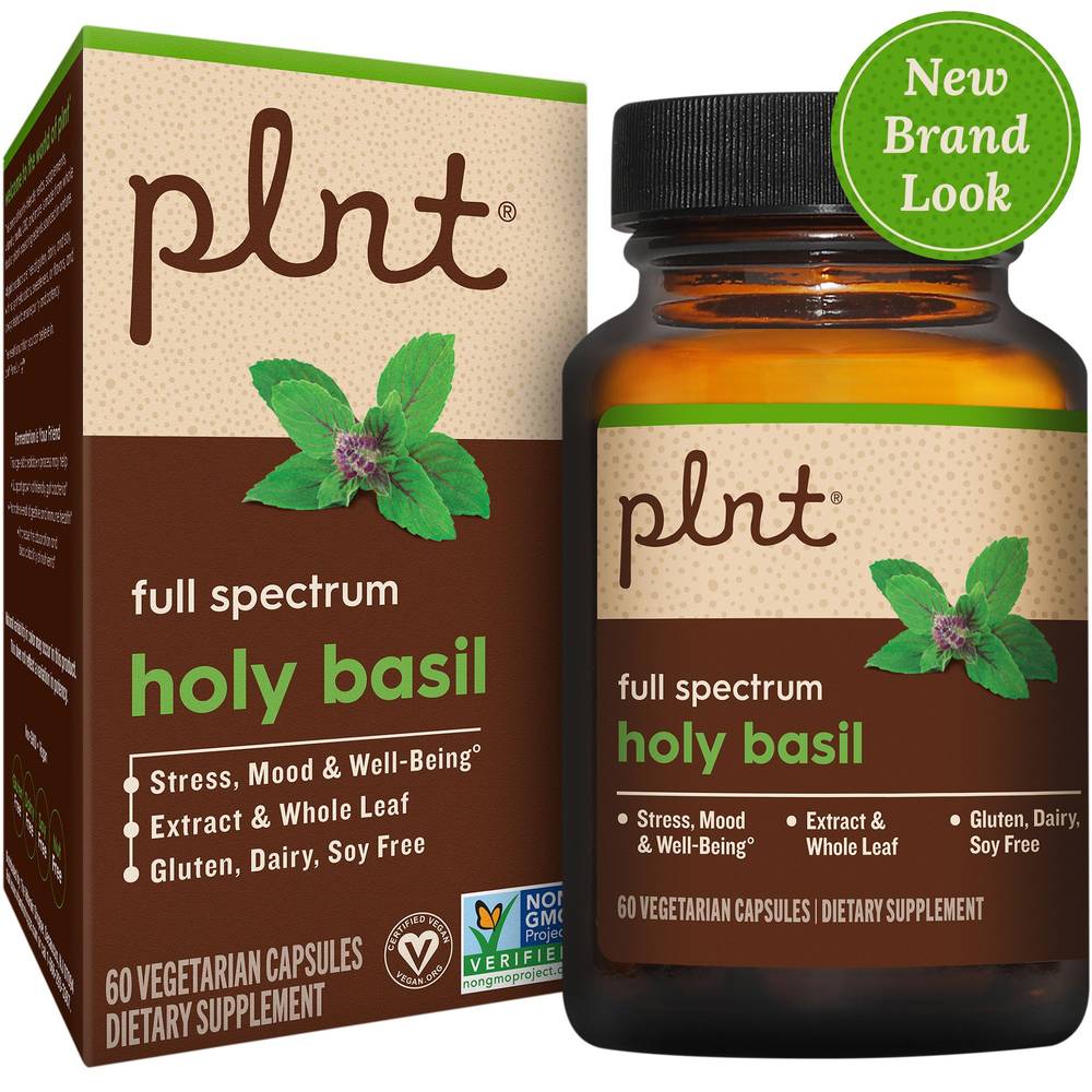 Holy Basil – Full Spectrum – Supports Stress, Mood, & Wellbeing (60 Vegetarian Capsules)