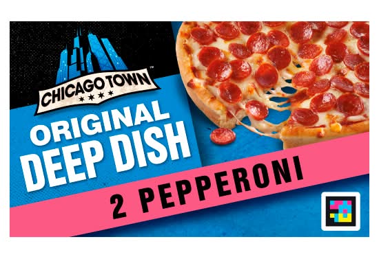 Chicago Town Fully Loaded Deep Dish Pepperoni Pizzas (2 pack)