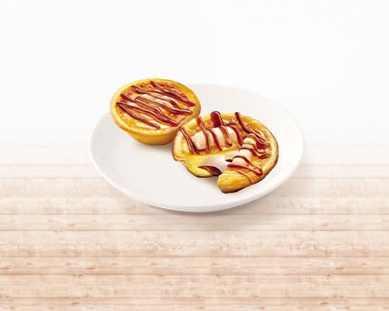 黑糖白玉Q蛋撻2顆Two Brown Sugar Mochi Egg Tart