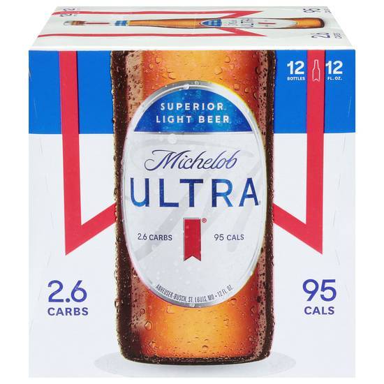 Michelob Ultra Superior Light Beer (12 ct, 12 fl oz)
