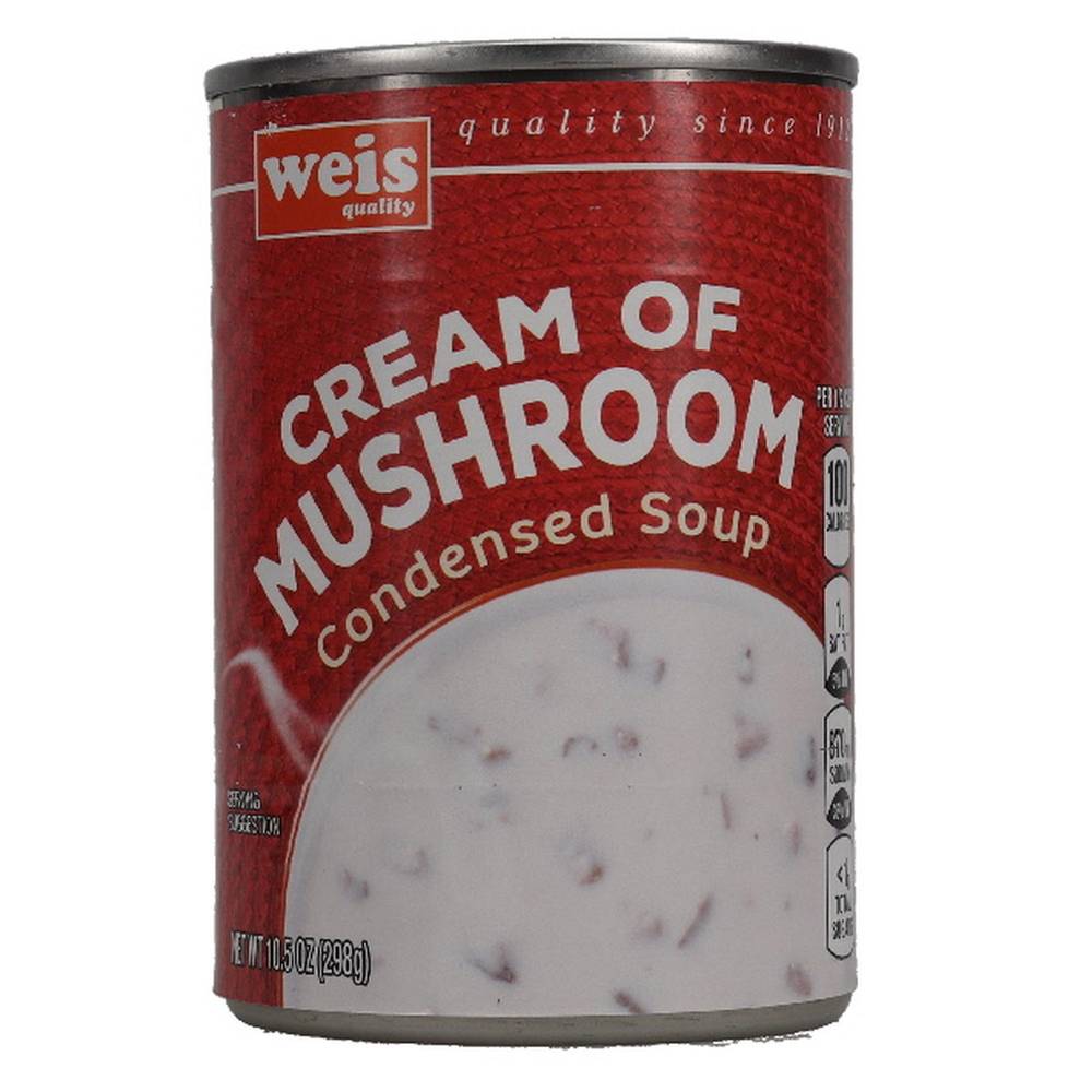 Weis Quality Condensed Soup Cream Of Mushroom (10.5 oz)