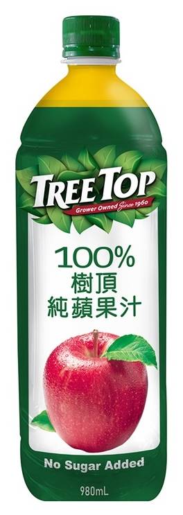 樹頂100%純蘋果汁980ml#582489