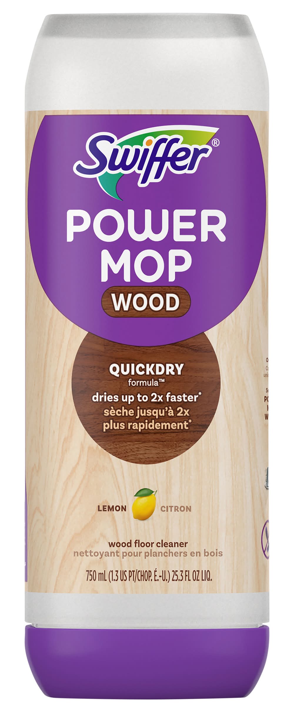 Swiffer Power Mop Wood Lemon Floor Cleaner (25.3 fl oz)