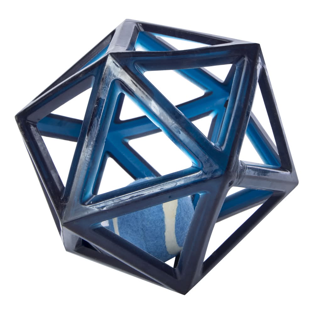 Geometric Dog Toy Navy