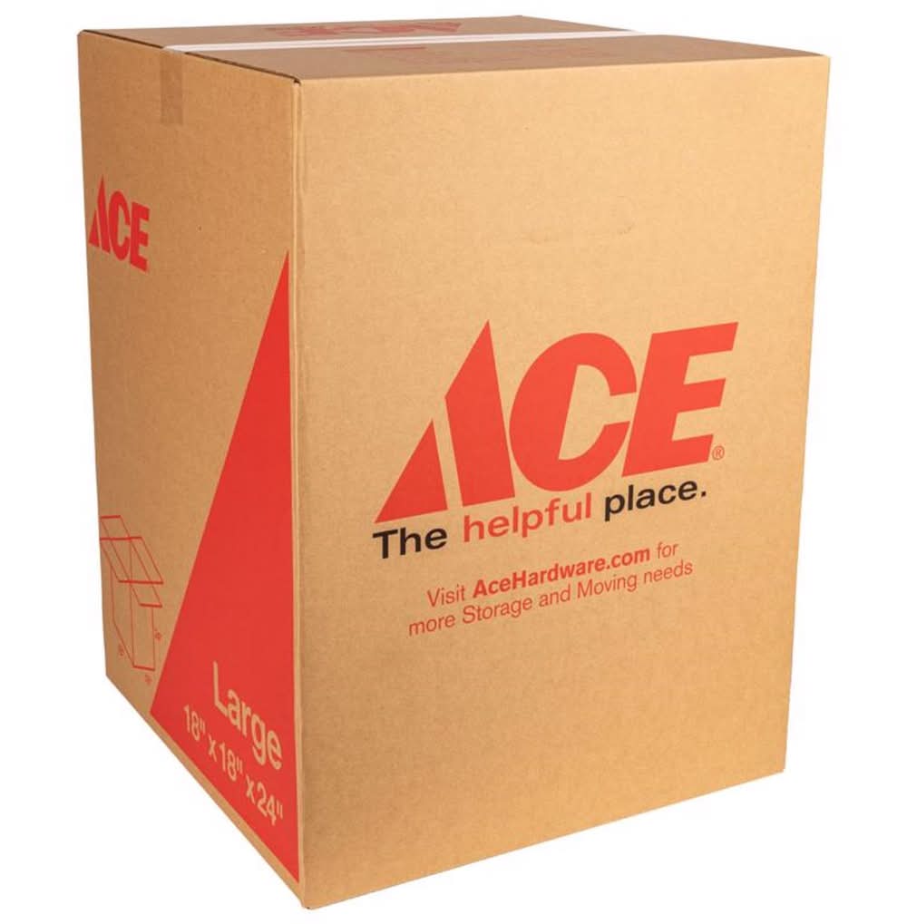 Ace 24 In. H X 18 In. W X 18 In. L Cardboard Corrugated Box 1 Pk