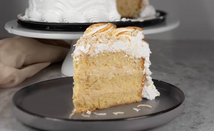 Rebanada Pastel Tres Leches Coco