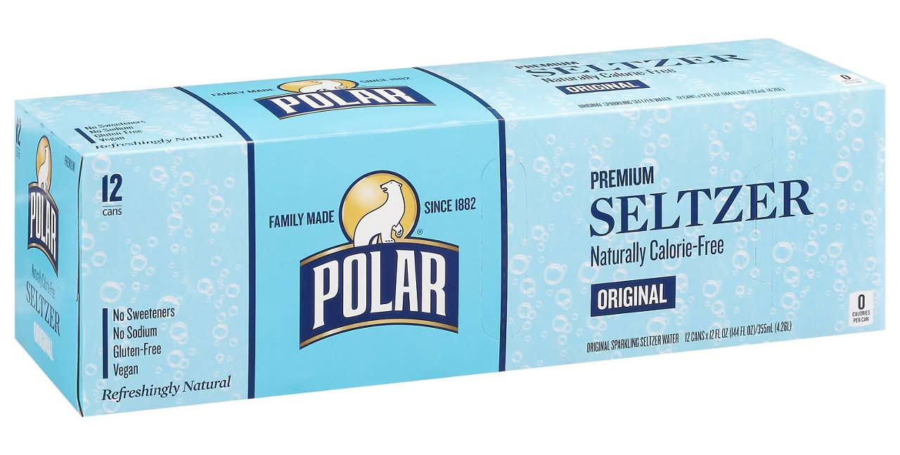 Polar Seltzer, Premium, Original