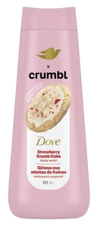 Dove Crumbl Moisturizing Body Wash, Strawberry Crumb Cake (591 ml)