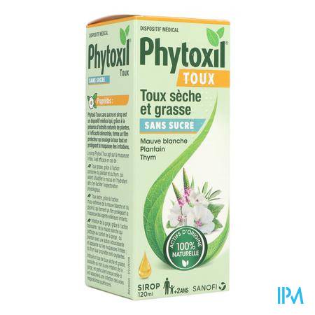 Phytoxil Soulage La Toux Sans Sucre Sirop 120ml Respiration - Compléments alimentaires