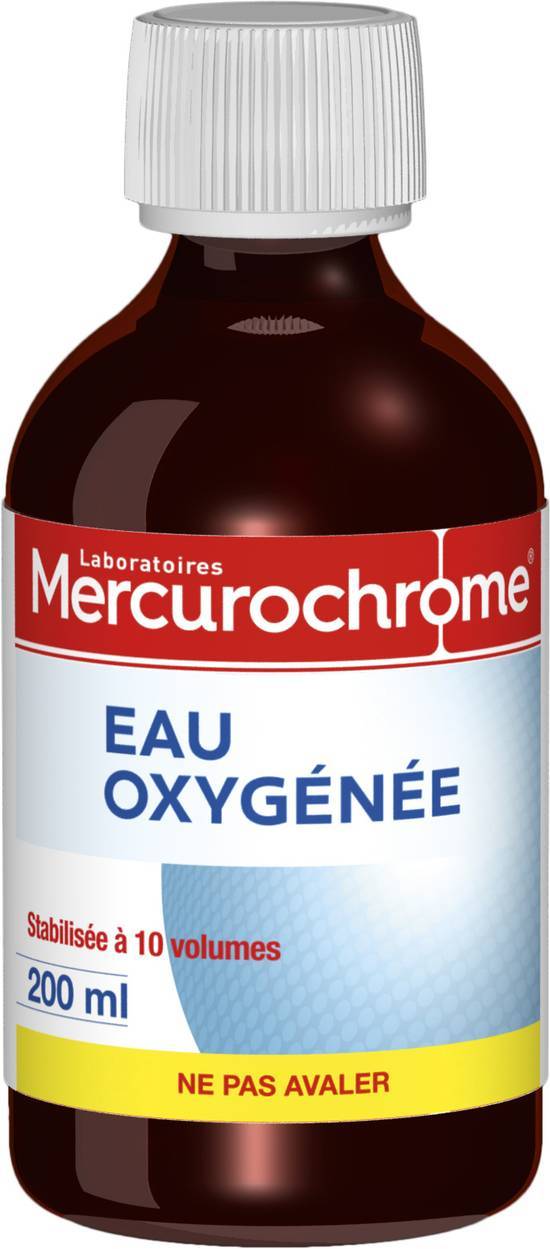 Mercurochrome - Eau oxygénée