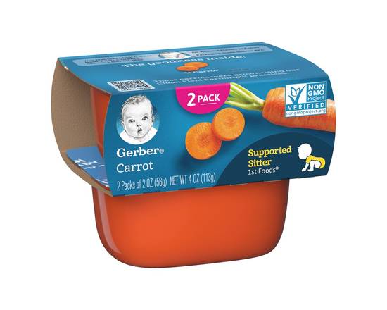 Gerber · 1st Foods Carrot Tub (2 x 2 oz)