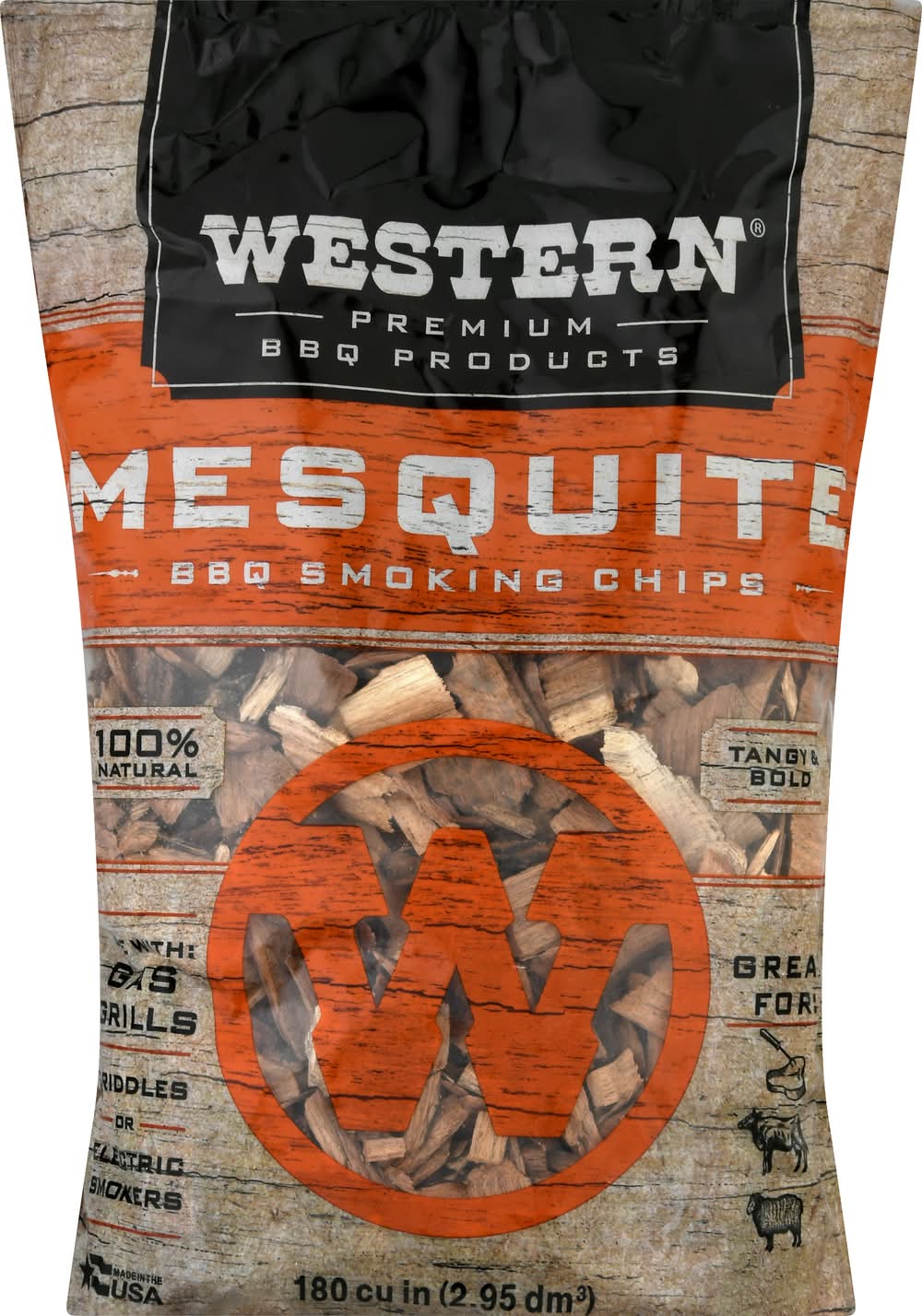 Western Mesquite Smoking Wood Chips (1.8 lbs)