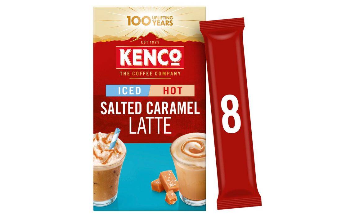 Kenco Iced Hot Salted Caramel Latte 8X20.3g (162.4G) (404209)