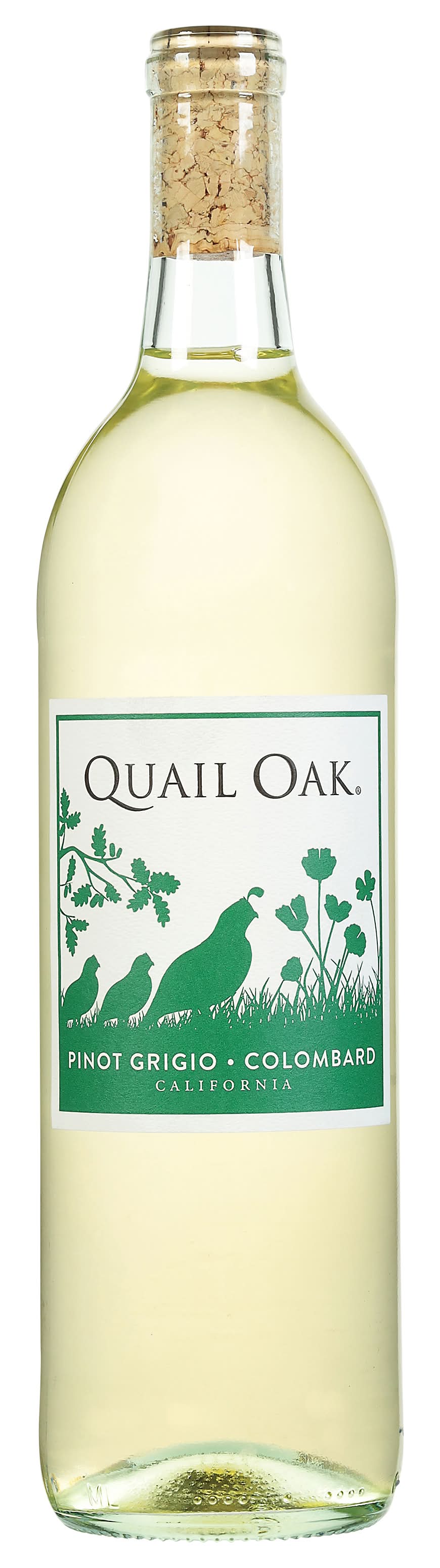 Quail Oak Pinot Grigio California White Wine (750 ml)