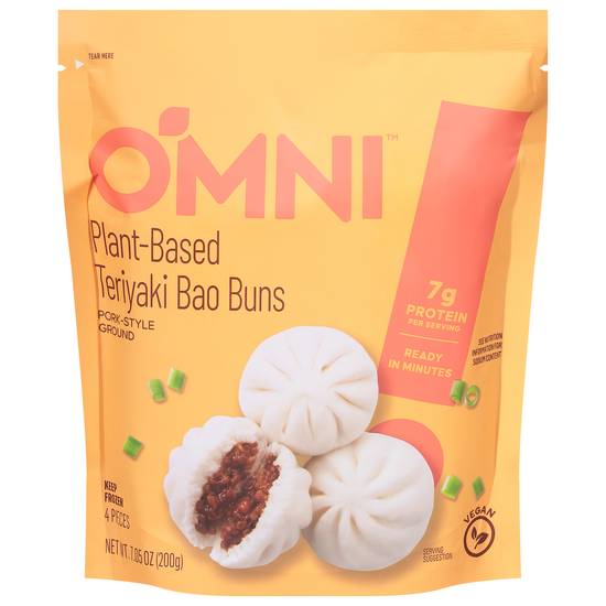 Omni Plant-Based Teriyaki Bao Buns