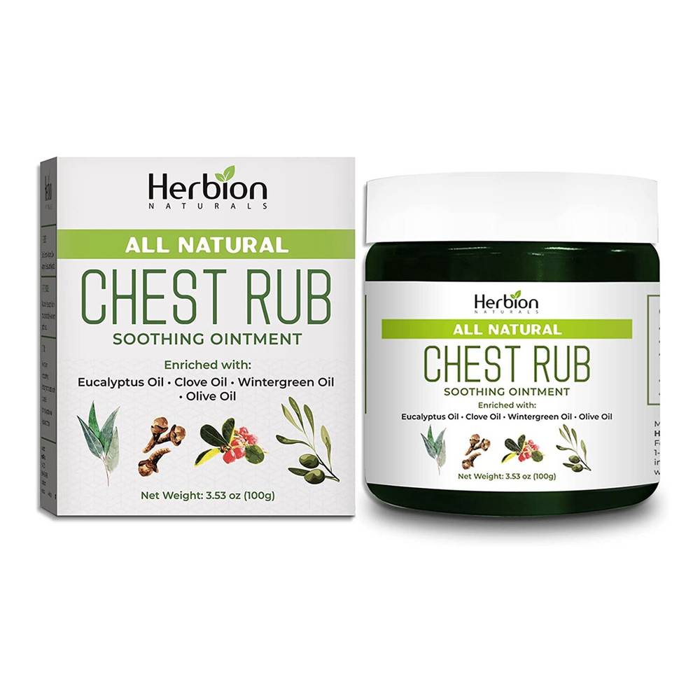 Herbion Naturals Chest Rub Soothing Ointment, 3.53 OZ