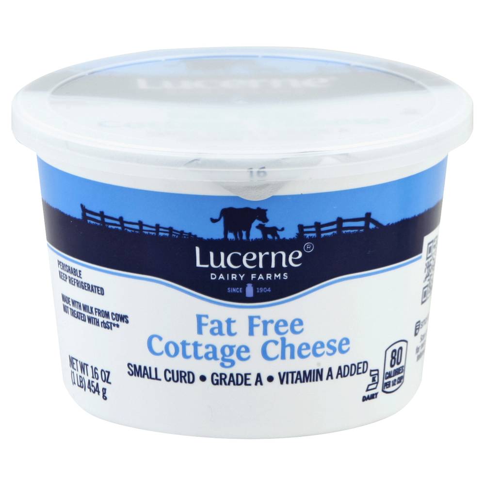 Lucerne Small Curd Fat Free Cottage Cheese (1 lbs)