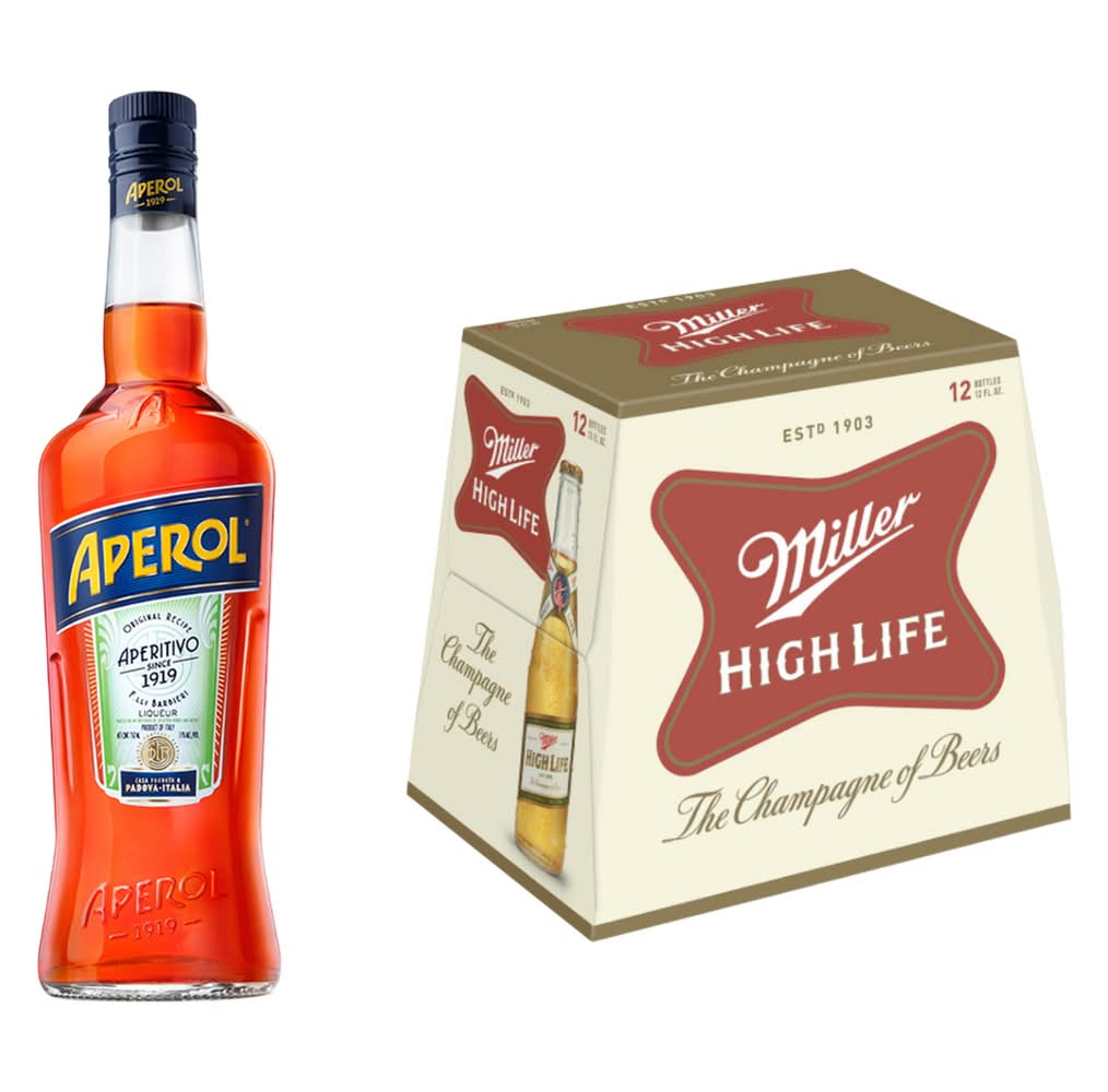 The Spaghett - Aperol 750ml x Miller High Life 12pk
