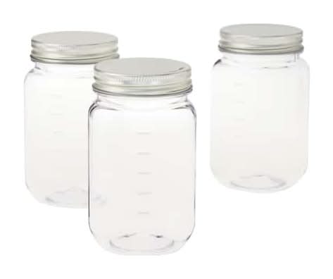 Celebrate It Plastic Mason Jars, Clear (16 oz)