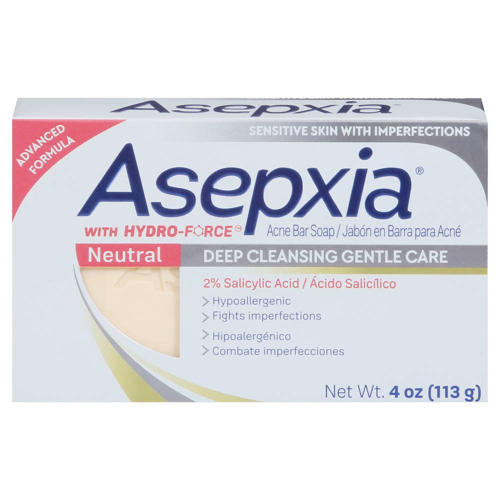 Asepxia Deep Cleansing Gentle Care Neutral Acne Bar Soap