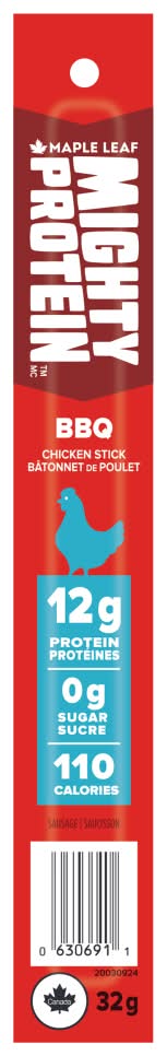 Mightyprotein bâtonnets de poulet - chicken sticks (bbq)