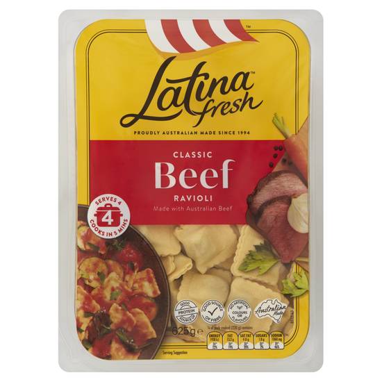 Latina Fresh Beef Ravioli 625g